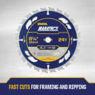 Irwin Marathon 8-1/4 In. 24-Tooth General Purpose Circular Saw Blade Image 3