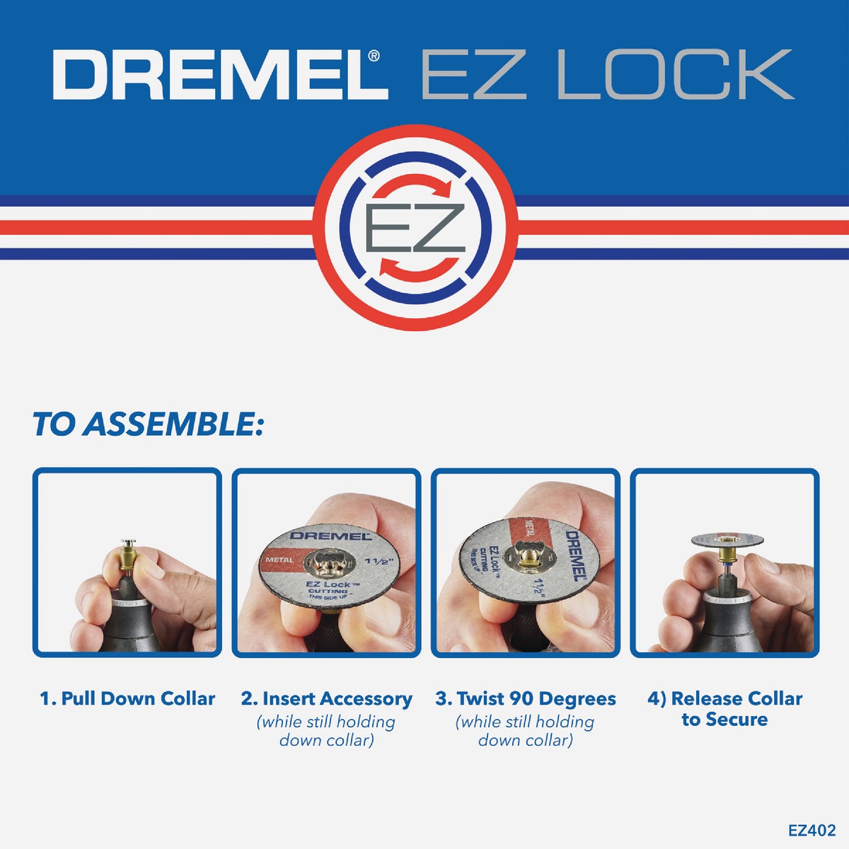Dremel 1-1/2 In. EZ Lock Metal Cut-Off Wheel (12-Pack) Image 6
