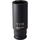 Channellock 3/8 In. Drive 11/16 In. 6-Point Deep Standard Impact Socket Image 1
