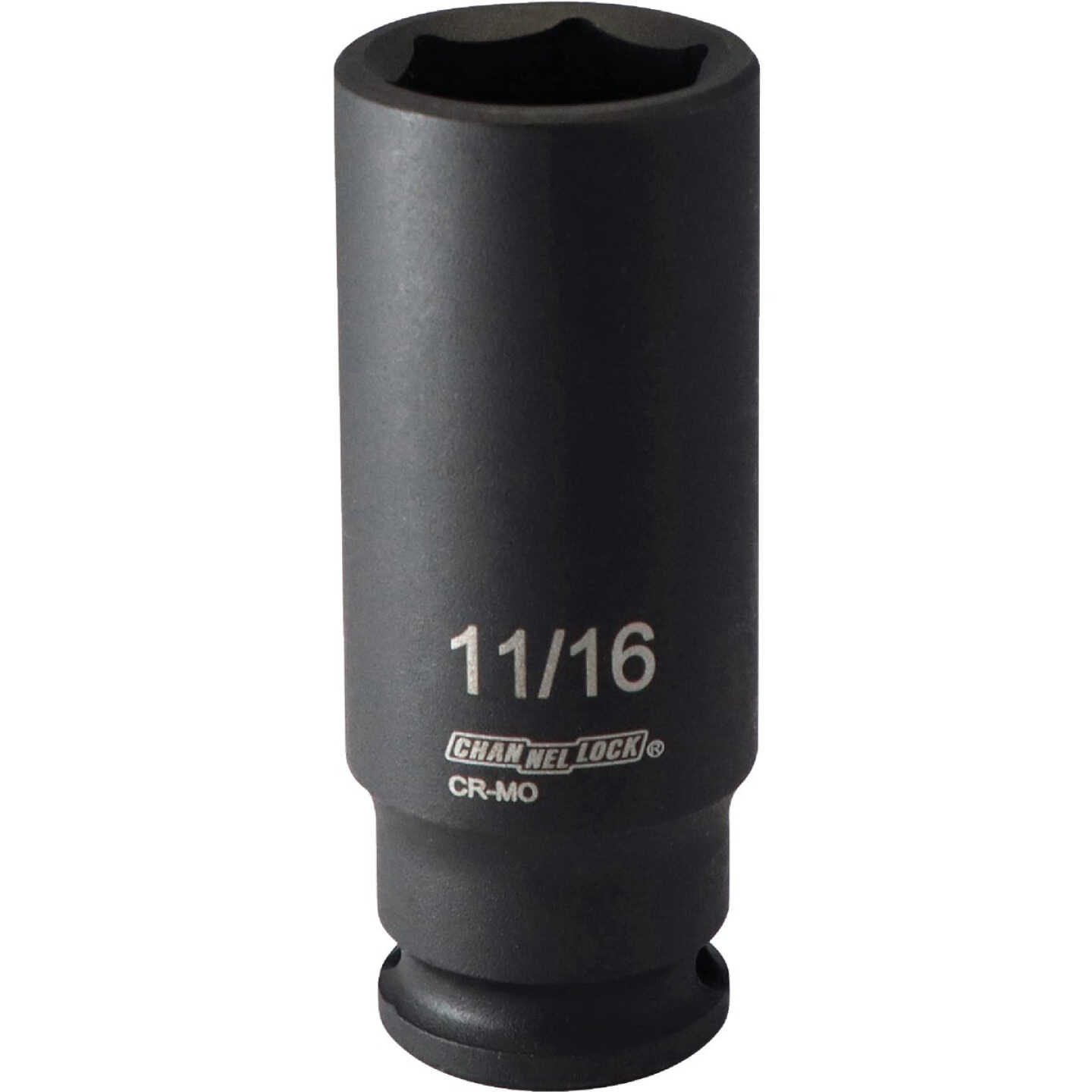 Channellock 3/8 In. Drive 11/16 In. 6-Point Deep Standard Impact Socket Image 1