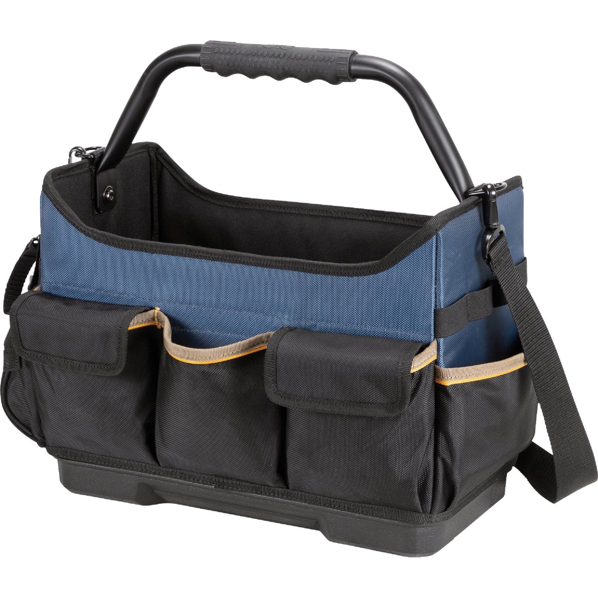 CLC 17-Pocket 15 In. Molded Base Open-Top Tool Bag