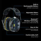 3M WorkTunes Connect Wireless Hearing Protector with Bluetooth Technology Image 3