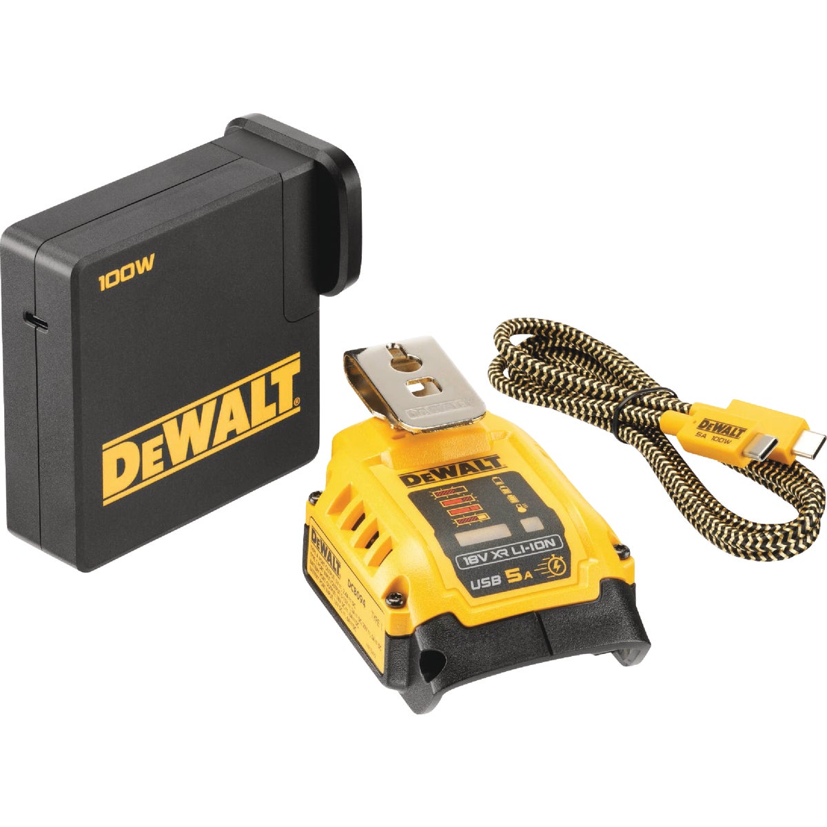 DEWALT FLEXVOLT 20V MAX Lithium-Ion USB Power Source and Charging Kit