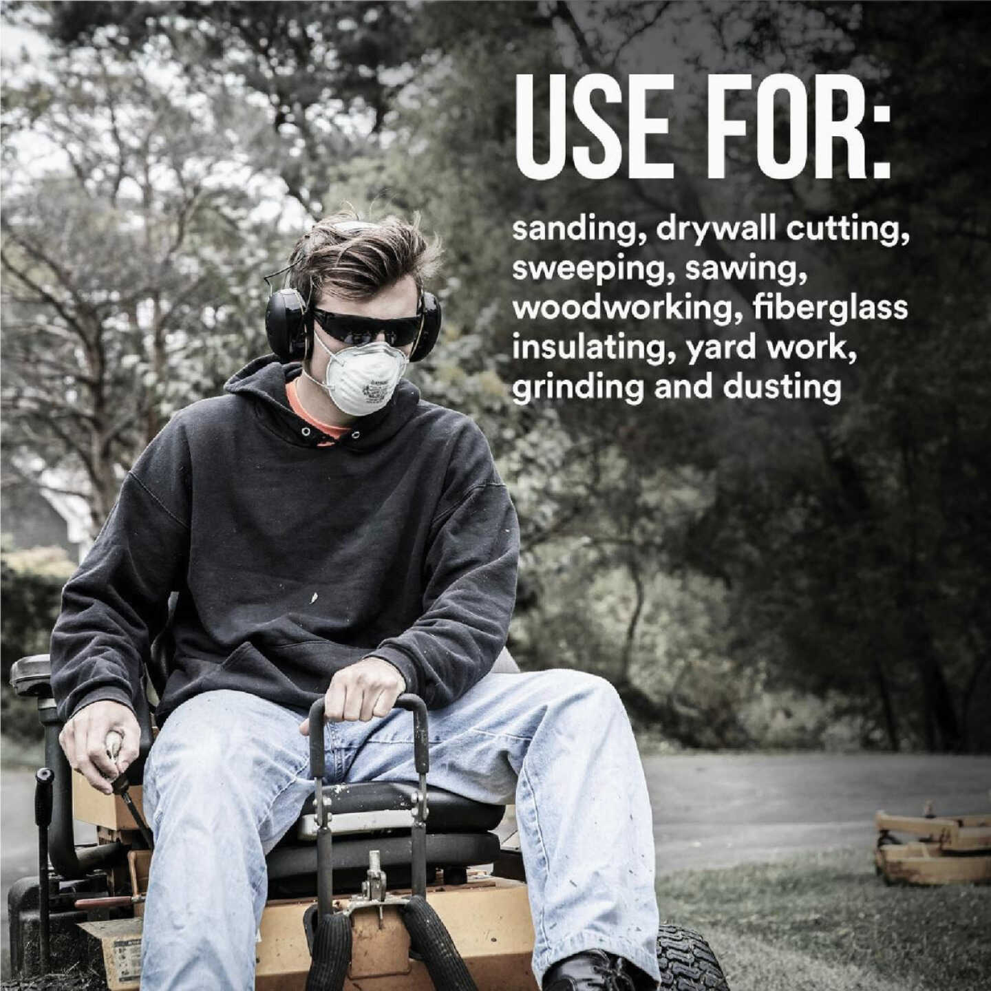 3M N95 Particulate Respirator for Sanding & Fiberglass Image 5