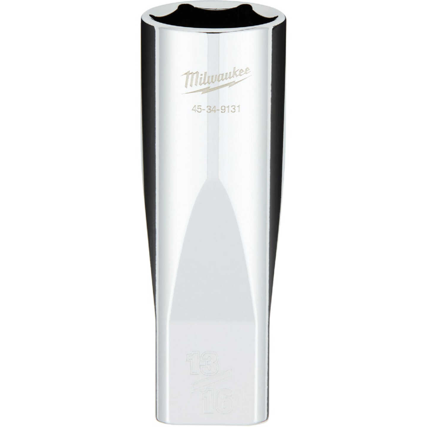 Milwaukee 1/2 In. Drive 13/16 In. 6-Point Deep Standard Socket with FOUR FLAT Sides Image 1