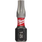 Milwaukee SHOCKWAVE T25 Torx 1 In. Insert Impact Screwdriver Bit (Bulk) Image 1
