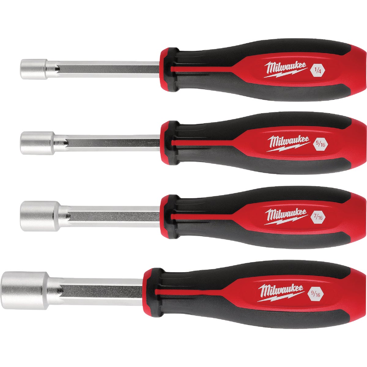 Milwaukee SAE HollowCore Magnetic Nut Driver Set (4-Piece)