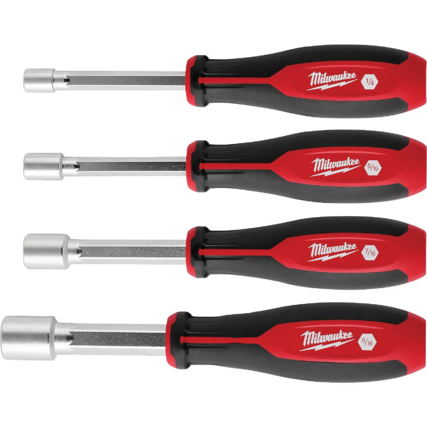 Milwaukee SAE HollowCore Magnetic Nut Driver Set (4-Piece) Image 1