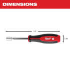 Milwaukee SAE HollowCore Magnetic Nut Driver Set (4-Piece) Image 4