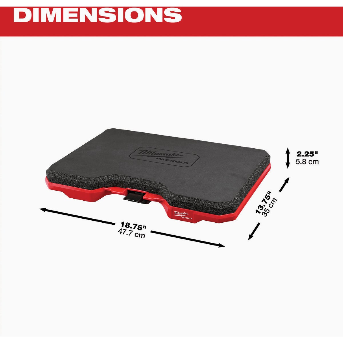 Milwaukee PACKOUT Kneeling Pad Image 3