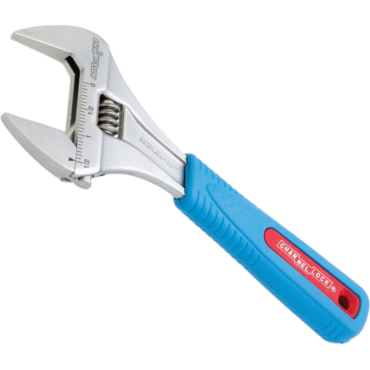 Channellock Code Blue 8 In. Wide Jaw Adjustable Wrench Image 6
