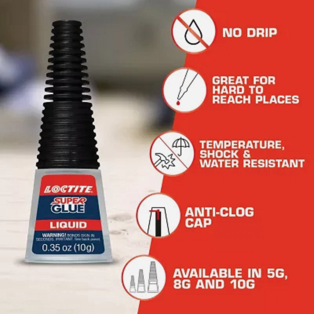 LOCTITE 0.18 Oz. Liquid Super Glue with Longneck Bottle Image 5