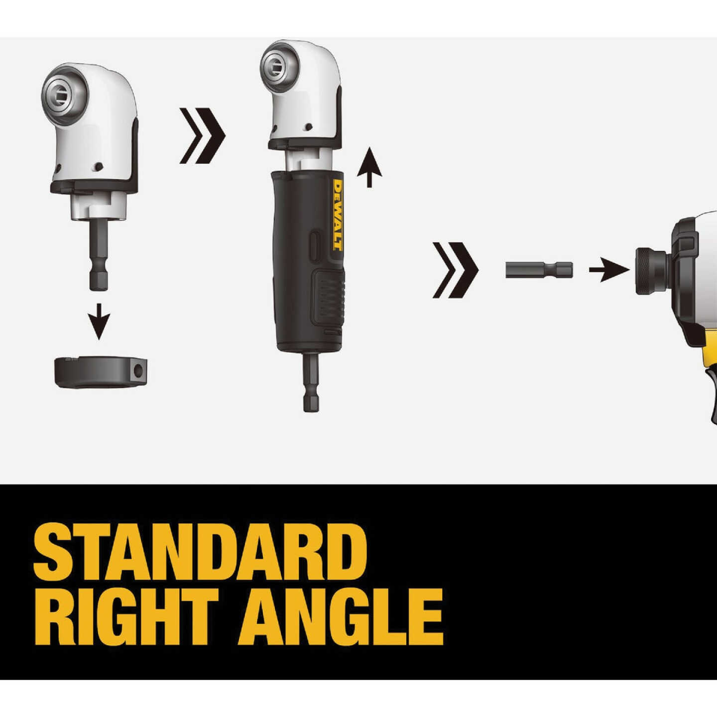 DEWALT FlexTorq 4-In-1 Modular Right Angle Attachment Image 5