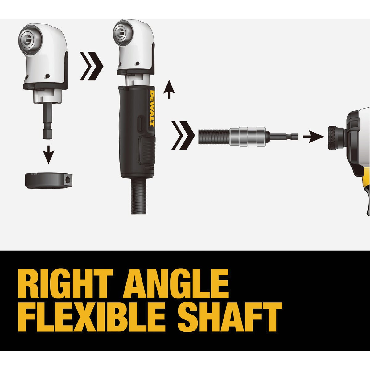 DEWALT FlexTorq 4-In-1 Modular Right Angle Attachment Image 3