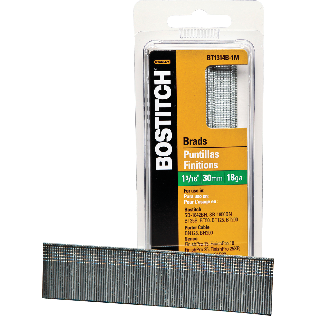 Bostitch 18-Gauge Coated Brad Nail, 1-3/16 In. (3000 Ct.) Image 1