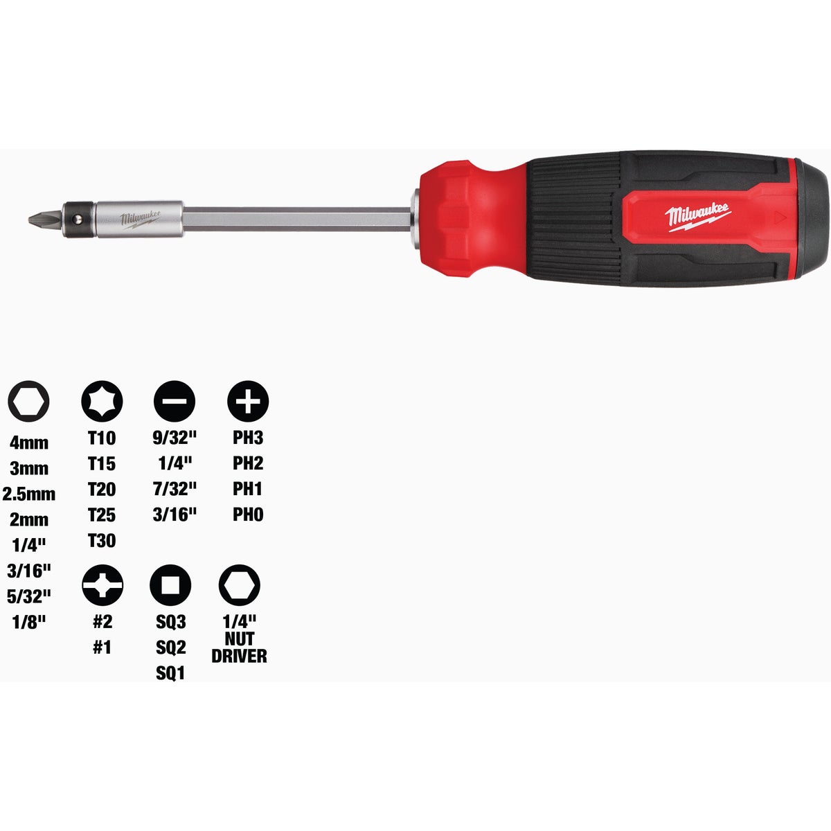 Milwaukee 27-in-1 Multi-Bit Screwdriver Image 7
