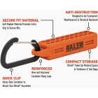 Railer 20-Hole Mega Bitrail Black Bit Holder with Carabiner Image 3