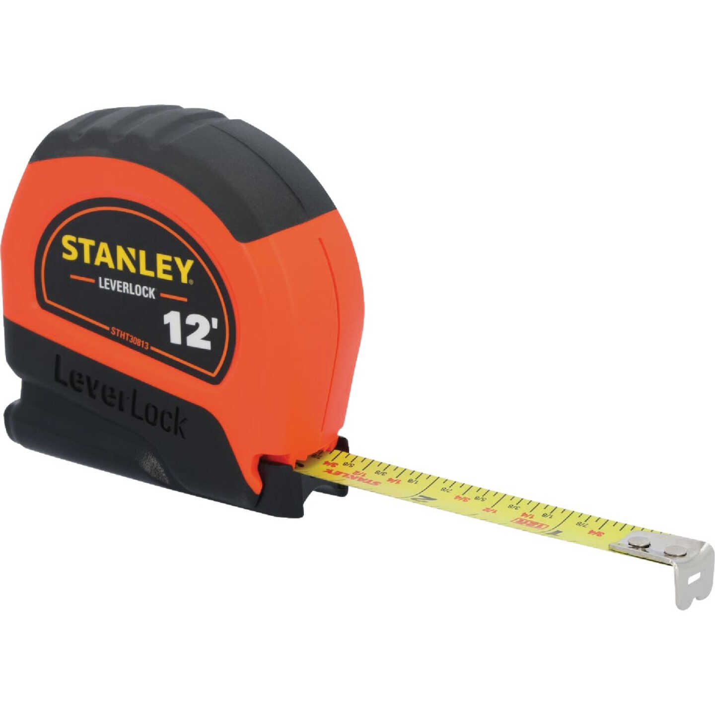 Stanley LeverLock 12 Ft. High-Visibility Tape Measure Image 2