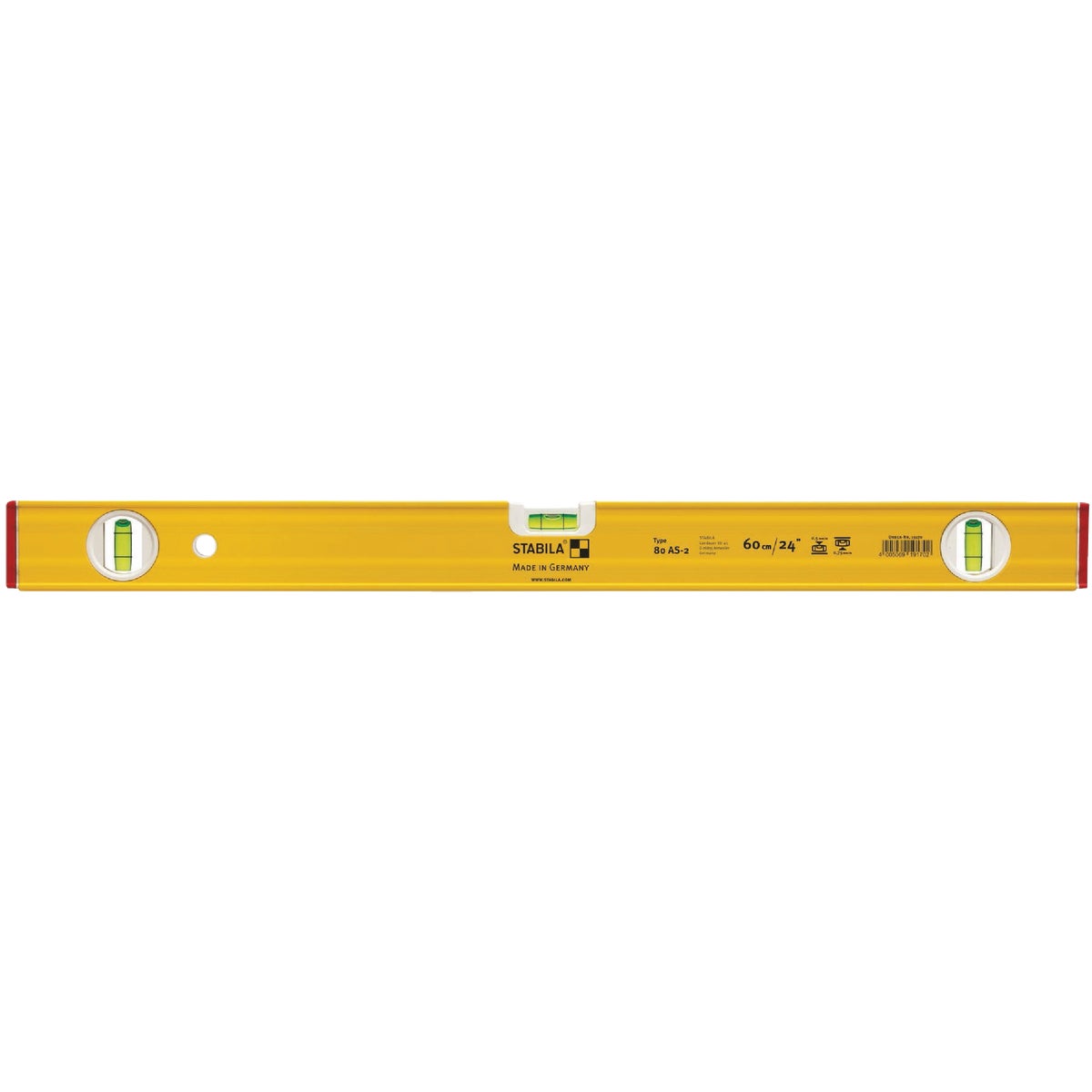 Stabila 24 In. 80AS-2 Slim Profile Box Level Image 3