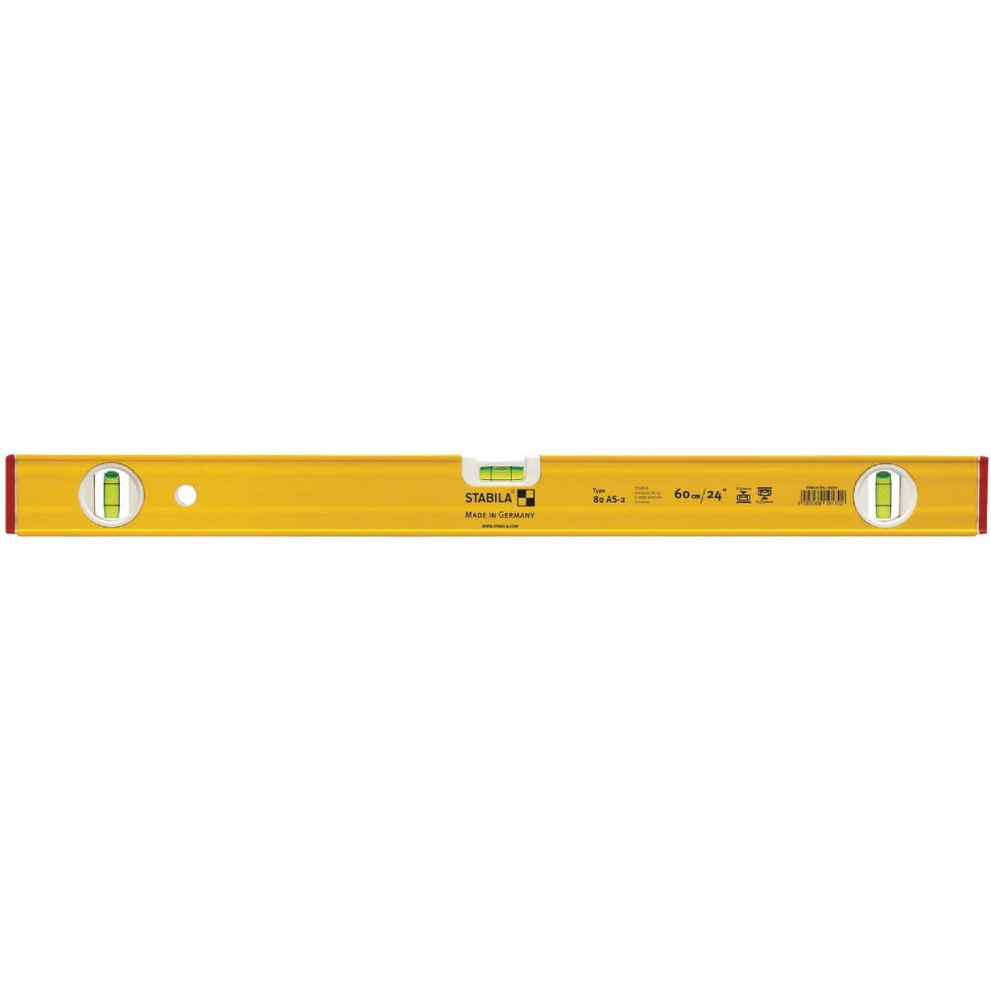Stabila 24 In. 80AS-2 Slim Profile Box Level Image 3