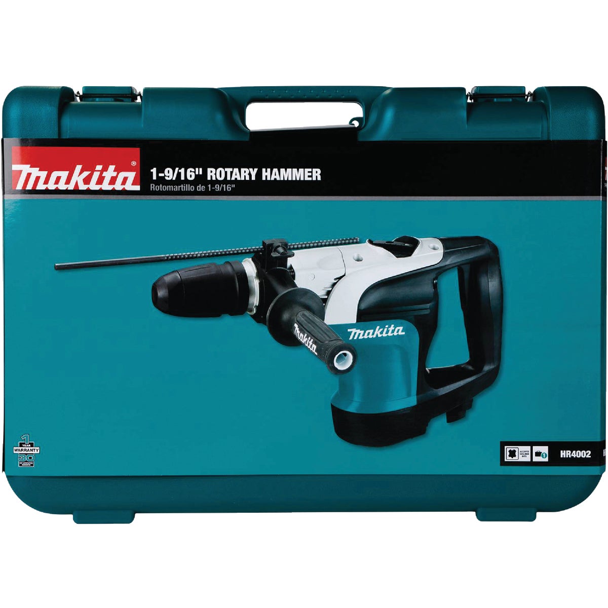 Makita 1-9/16 In. SDS-Max Keyless 10.0-Amp Electric Hammer Drill Image 2