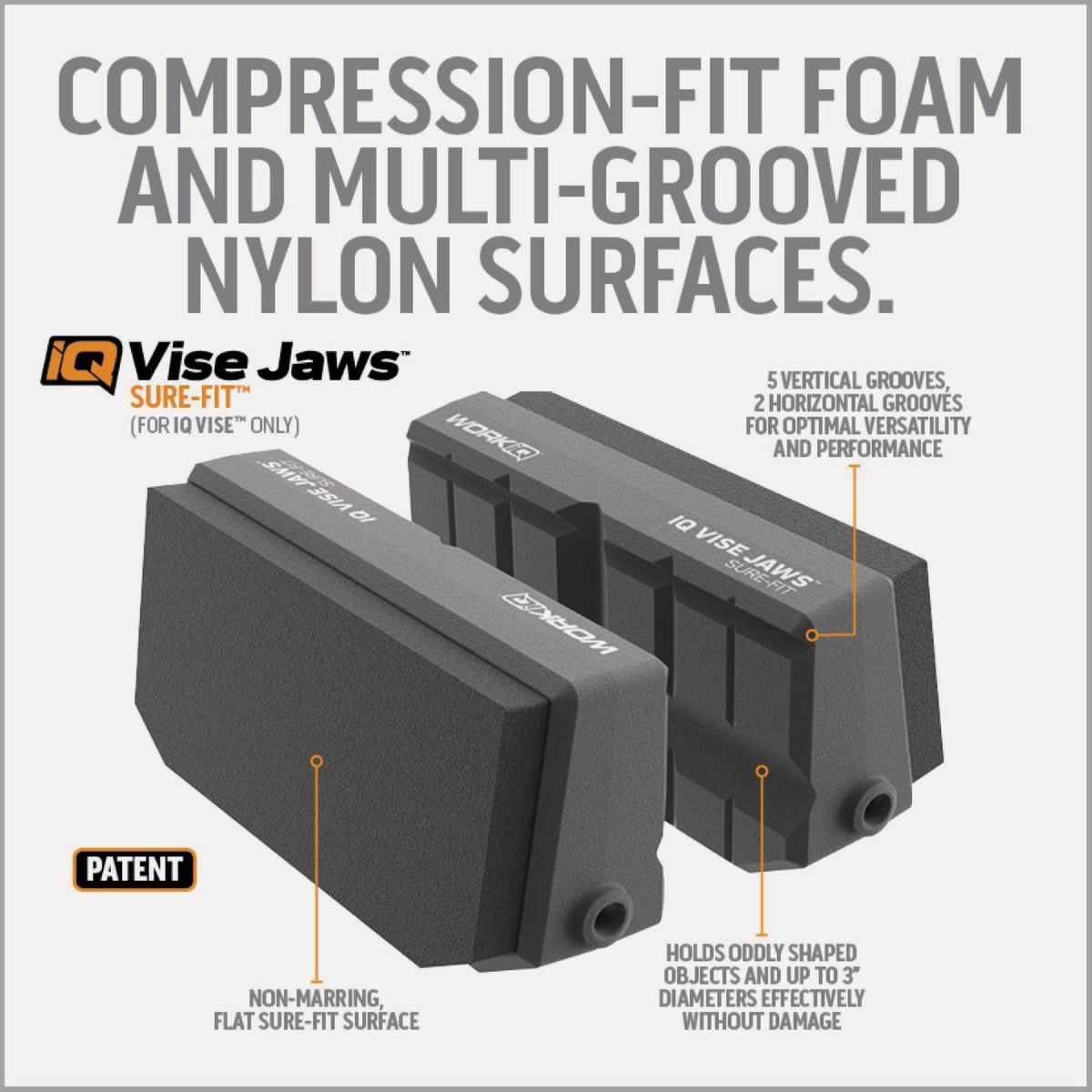 IQ Vise Sure-Fit Vise Jaws Image 4