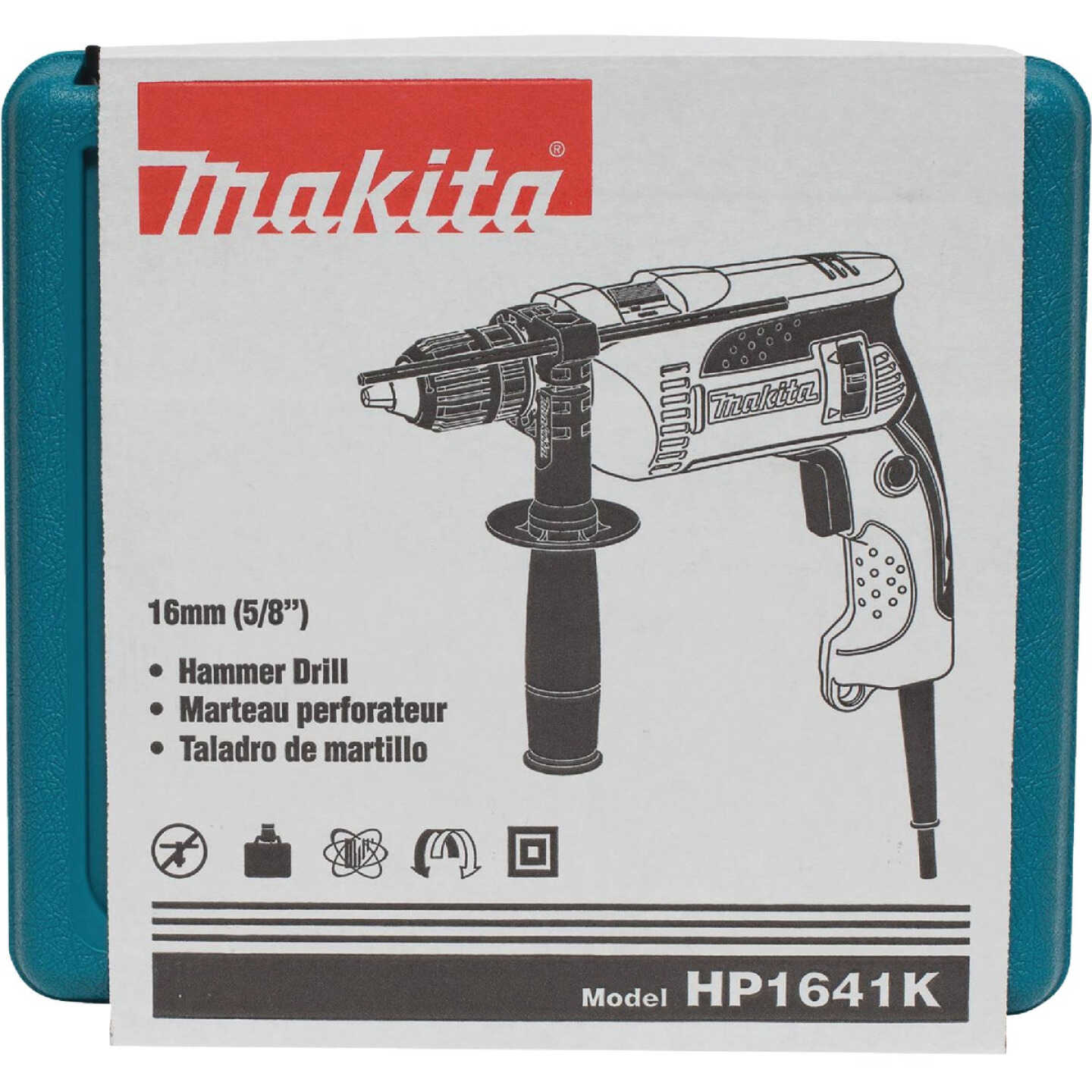 Makita 5/8 In. Keyless 6.0-Amp Electric Hammer Drill Image 2