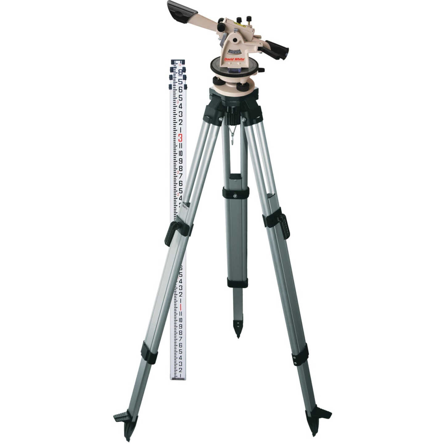 David White 22X Optical Meridian Vertical Arc Transit Level Kit Image 1