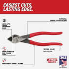 Milwaukee 8 In. Dipped Grip Diagonal Cutting Pliers Image 4