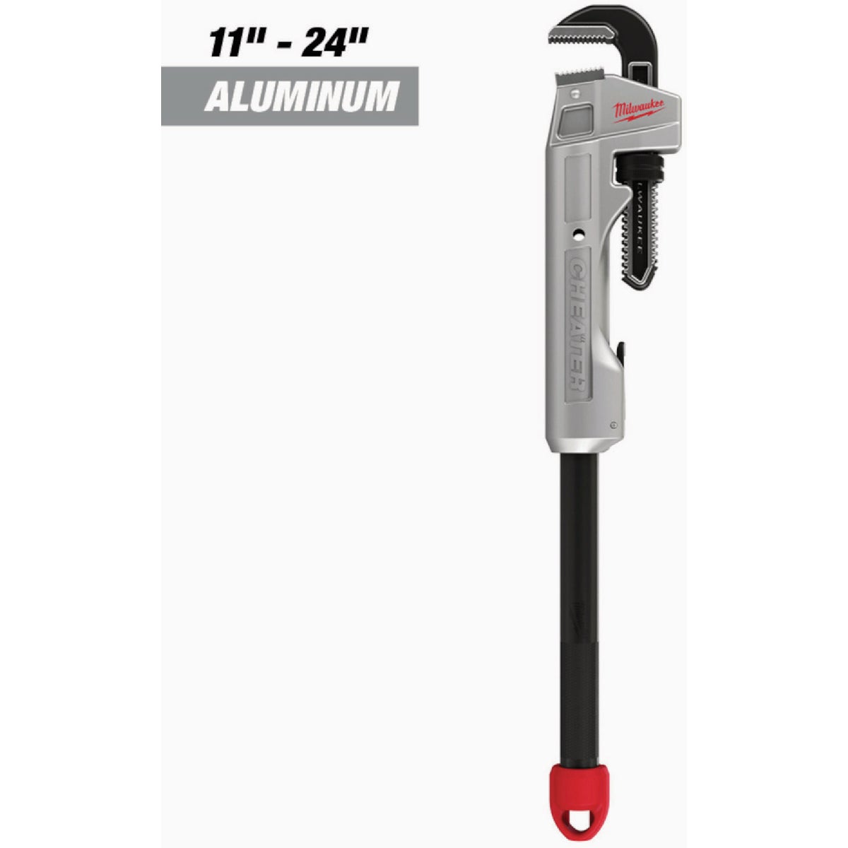 Milwaukee Cheater 11 In. to 24 In. Aluminum Adaptable Pipe Wrench Image 2