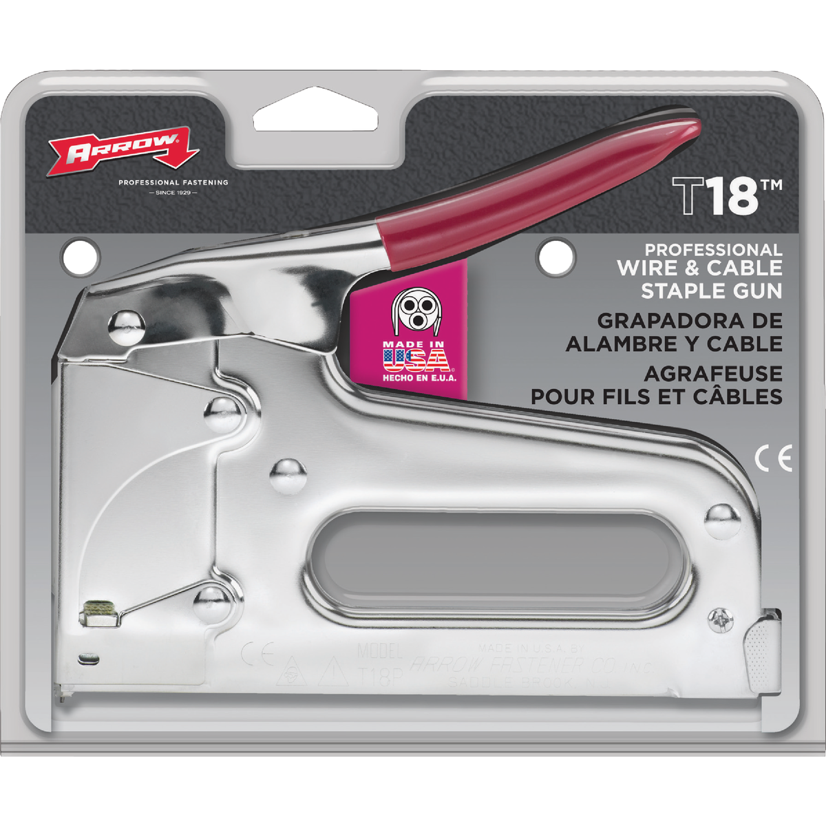 Arrow T18 Professional Wire and Cable Staple Gun Image 2