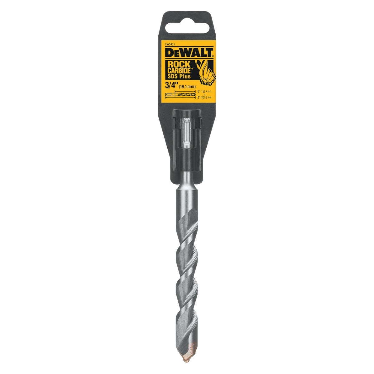 DEWALT SDS-Plus 3/4 In. x 8 In. 2-Cutter Rotary Hammer Drill Bit