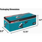 Makita 4-1/2 In. 7.5-Amp Angle Grinder with Lock-On Image 5