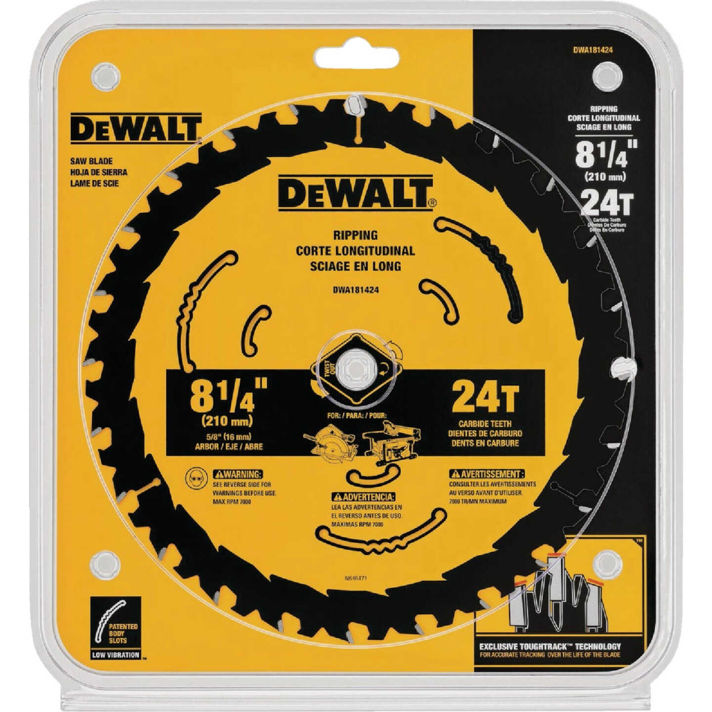 DEWALT 8-1/4 In. 24-Tooth Circular Saw Blade Image 5
