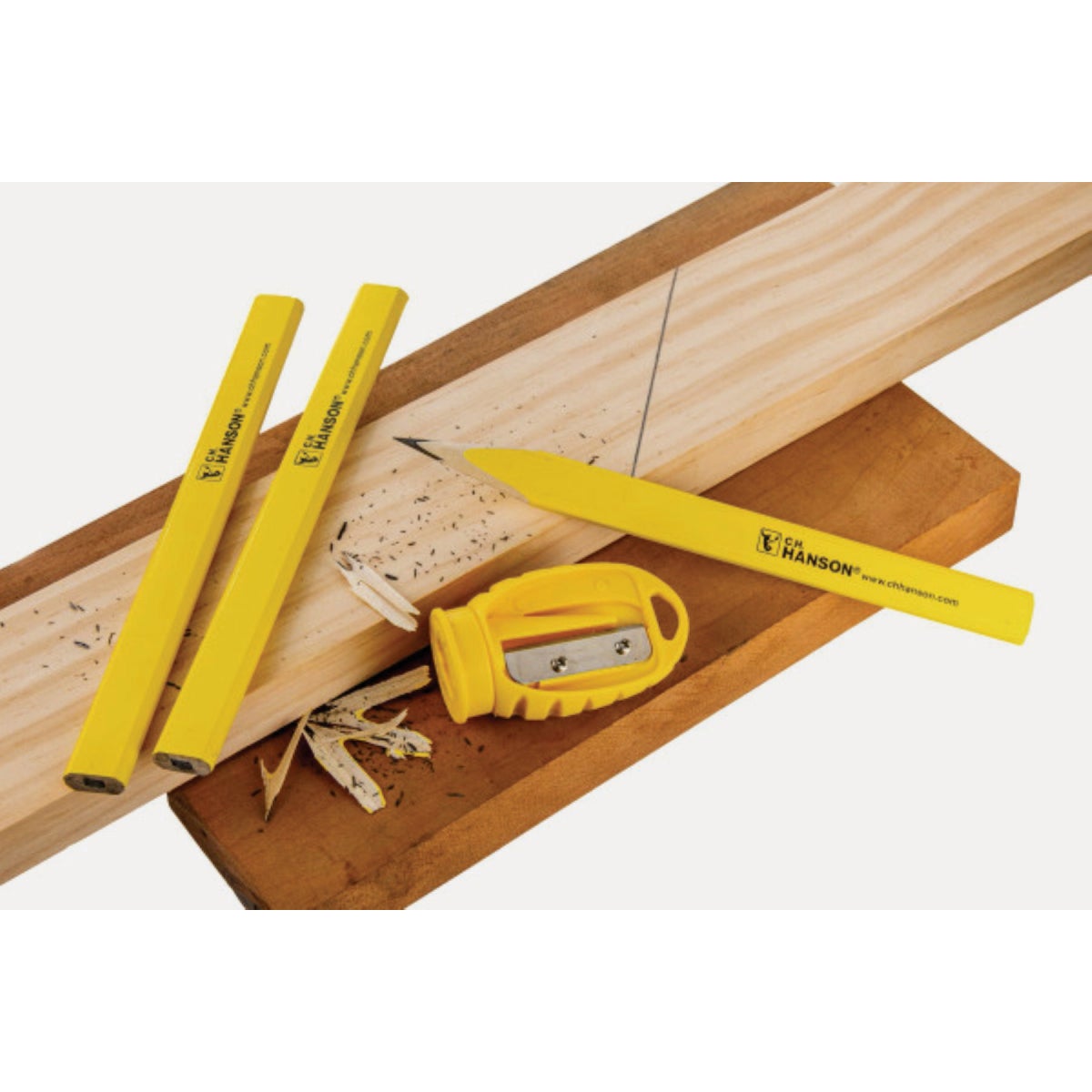 C.H. Hanson Carpenter Pencil (10-Pack) with (1) Sharpener Image 3