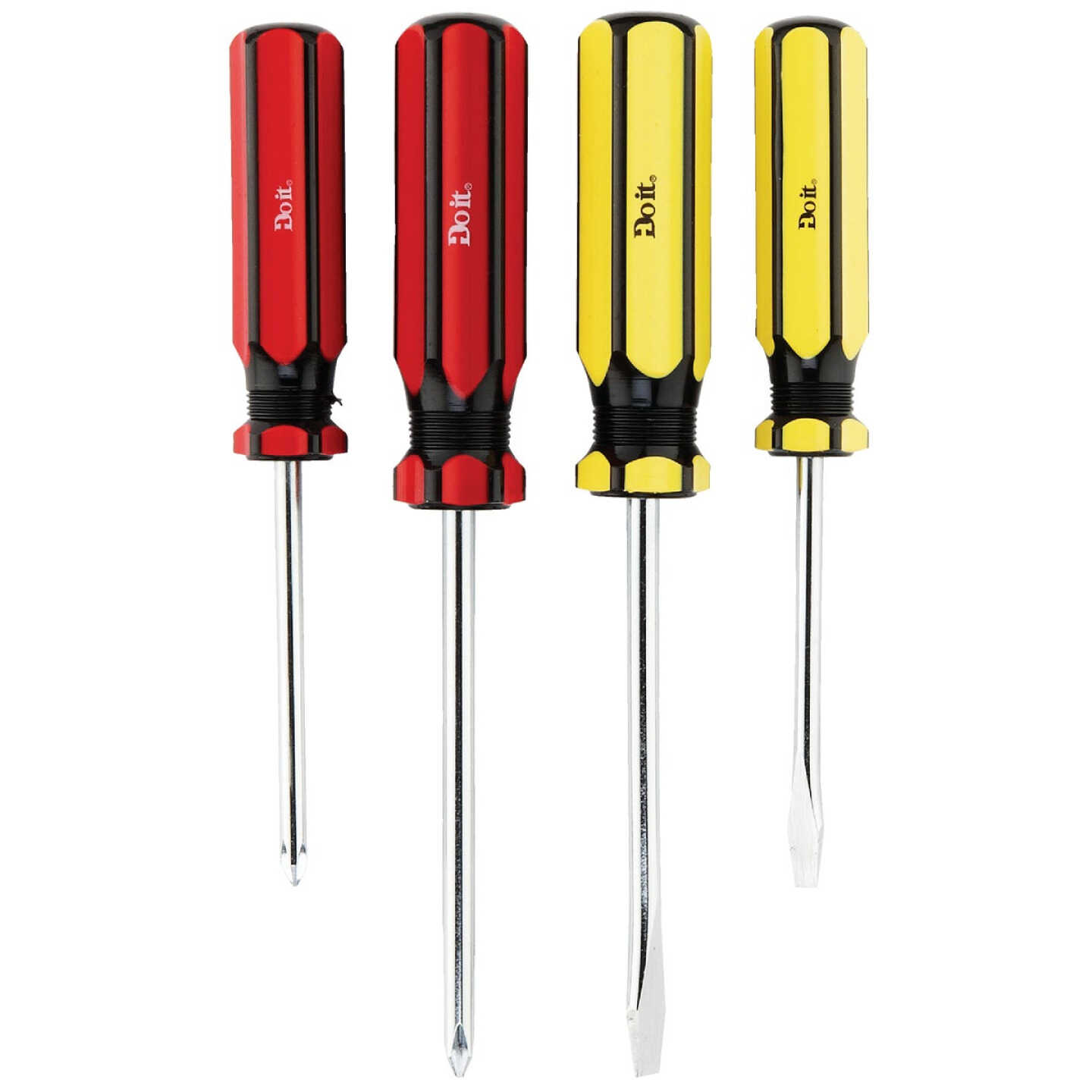 Do it Slotted & Phillips Screwdriver Set (4-Piece) Image 1