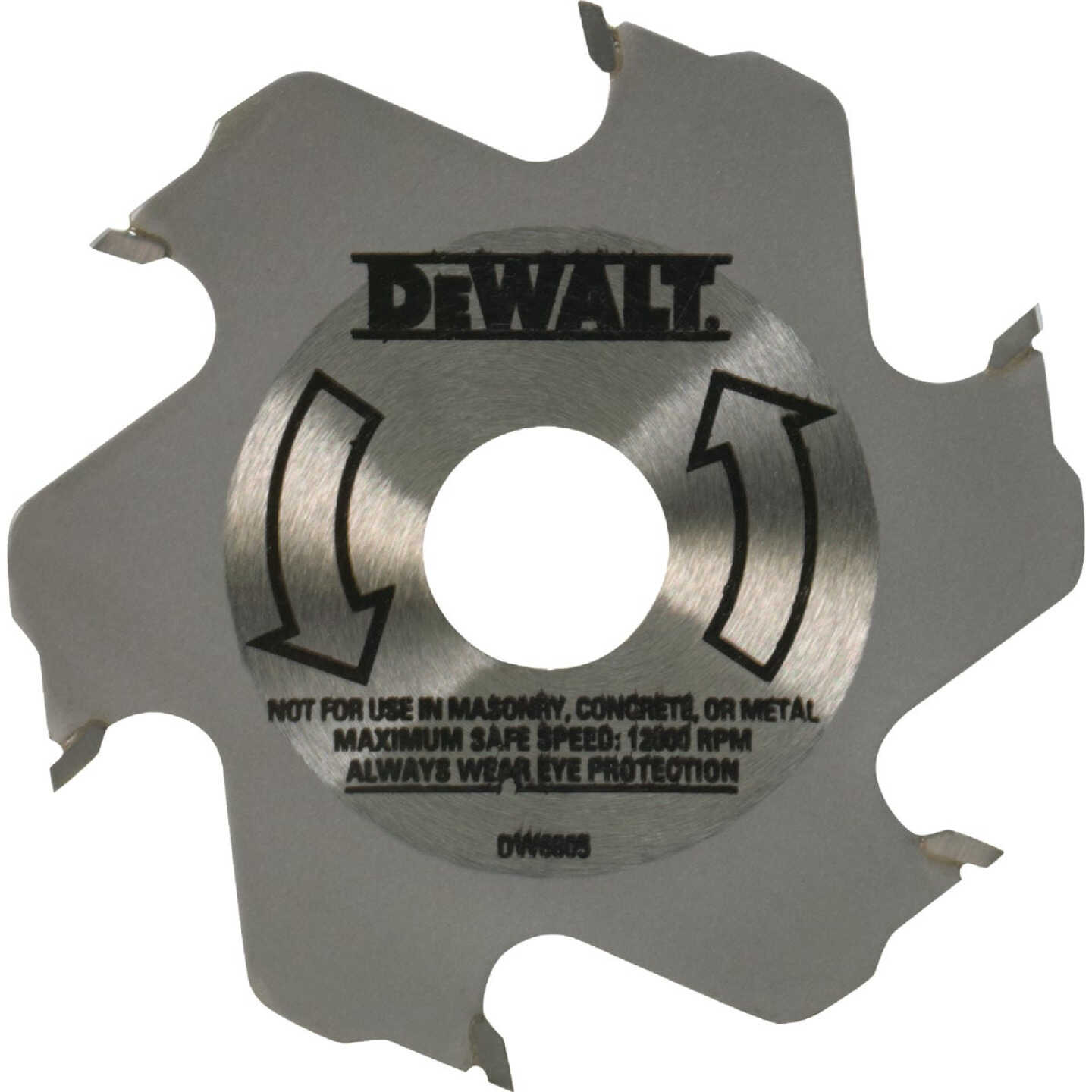 DEWALT 4 In. 6-Tooth Carbide Plate Joiner Blade Image 1