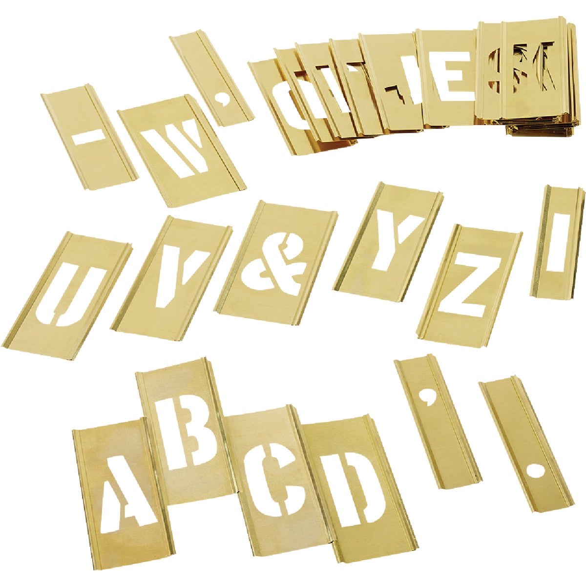C.H. Hanson 2 In. Letter Stencil Set (32 Piece) Image 5
