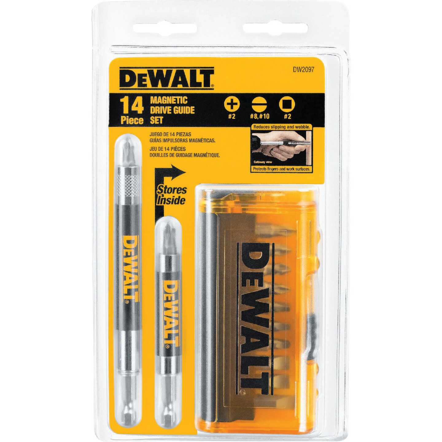 DEWALT 14-Piece Magnetic Drive Guide Screwdriver Bit Set Image 1