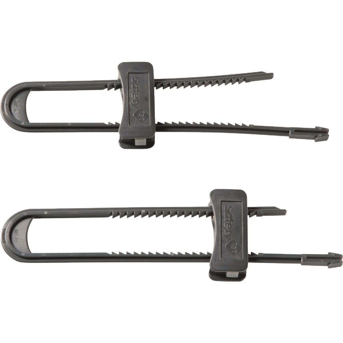 Safety 1st Black Double Door Cabinet Slide Lock (2-Pack)