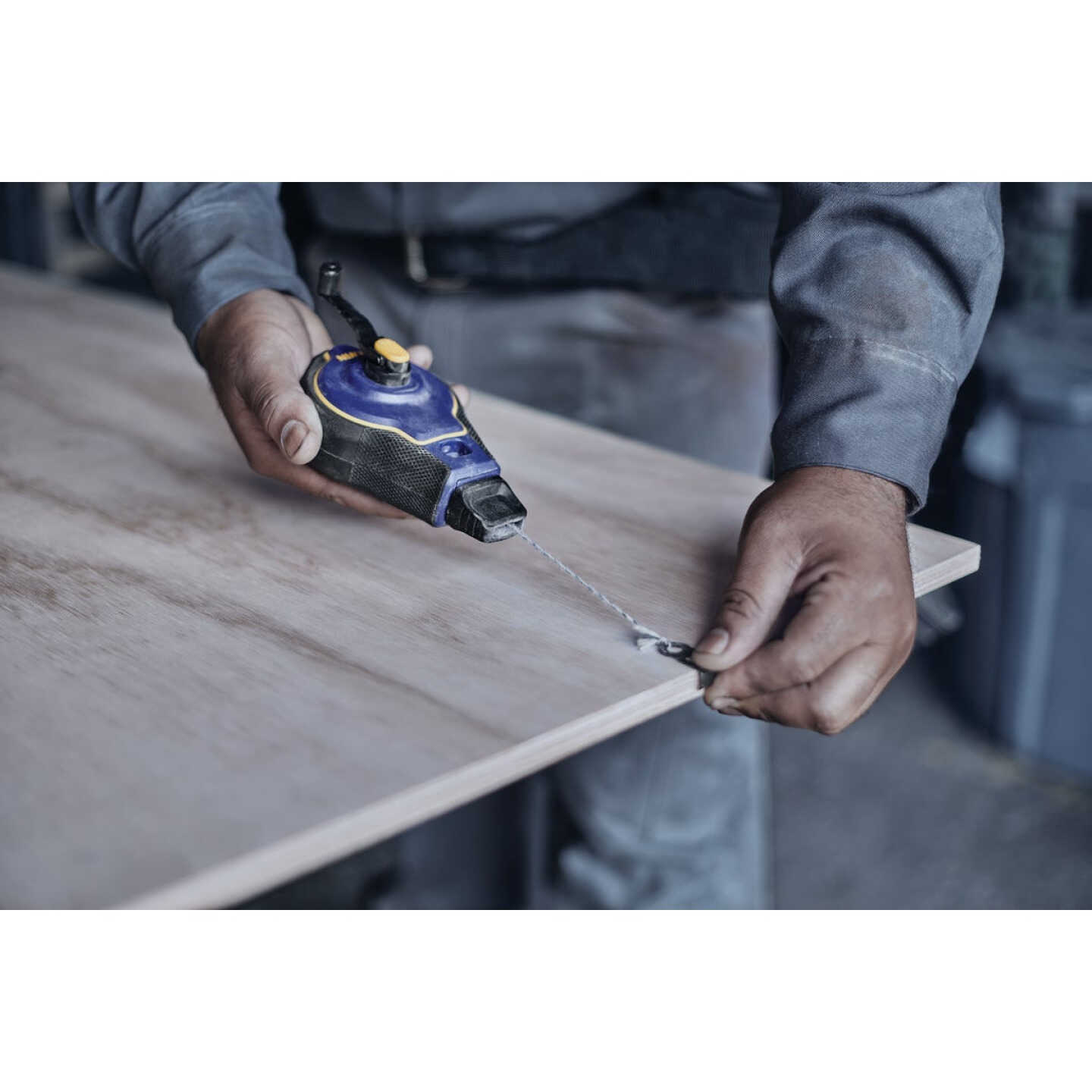 Irwin STRAIT-LINE Speed-Line Pro 100 Ft. Chalk Line Reel Image 7