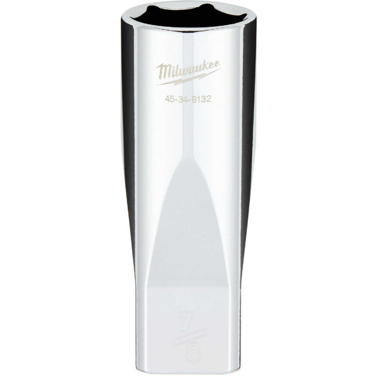 Milwaukee 1/2 In. Drive 7/8 In. 6-Point Deep Standard Socket with FOUR FLAT Sides Image 1