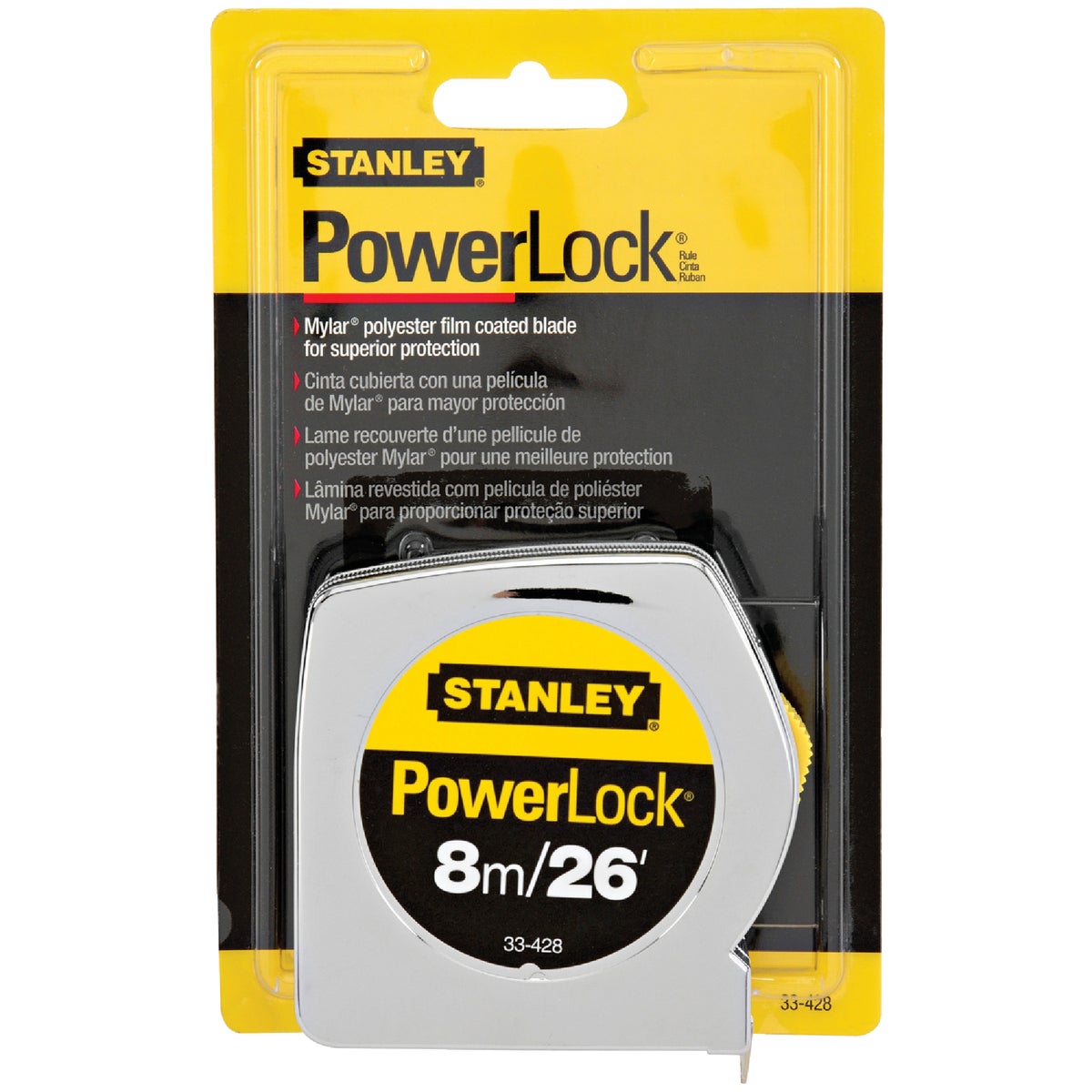 Stanley PowerLock 8m/26 Ft. Classic Tape Measure Image 2