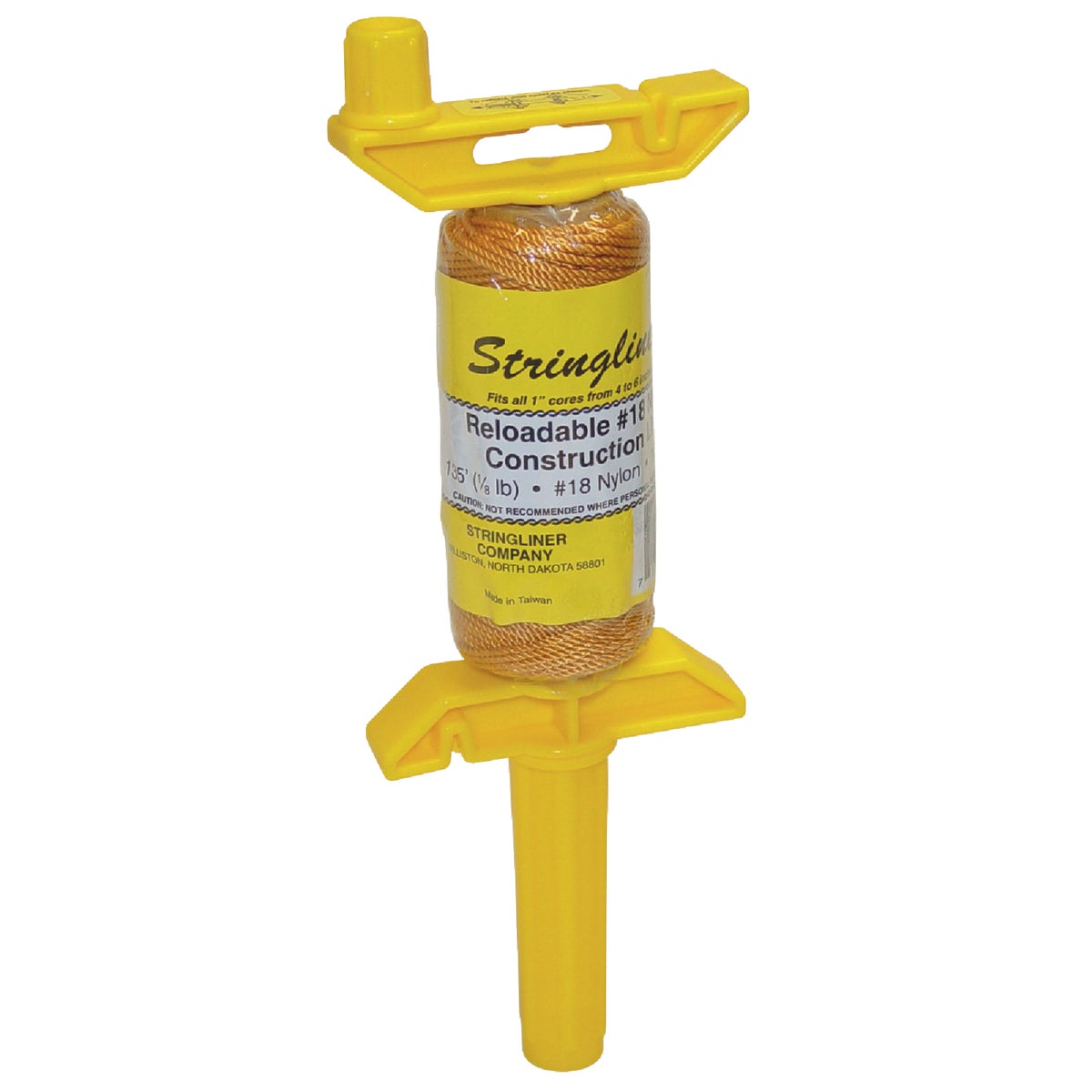 Stringliner PRO 135 Ft. Gold Twisted Nylon Mason Line Reel Image 1