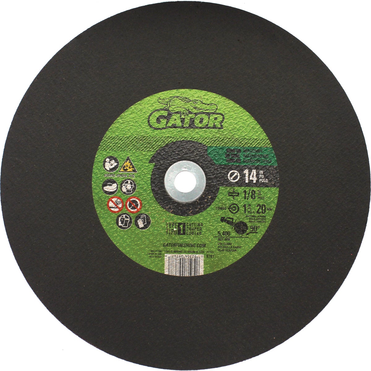Gator Blade 14 In. x 1/8 In. x 1 In. Masonry Cut-Off Wheel