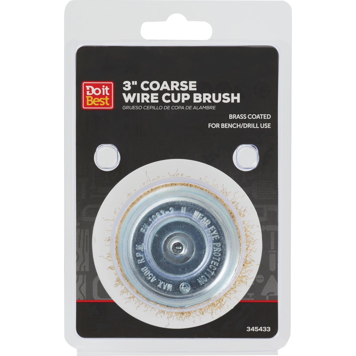 Do it Best 3 In. Coarse Drill-Mounted Wire Brush