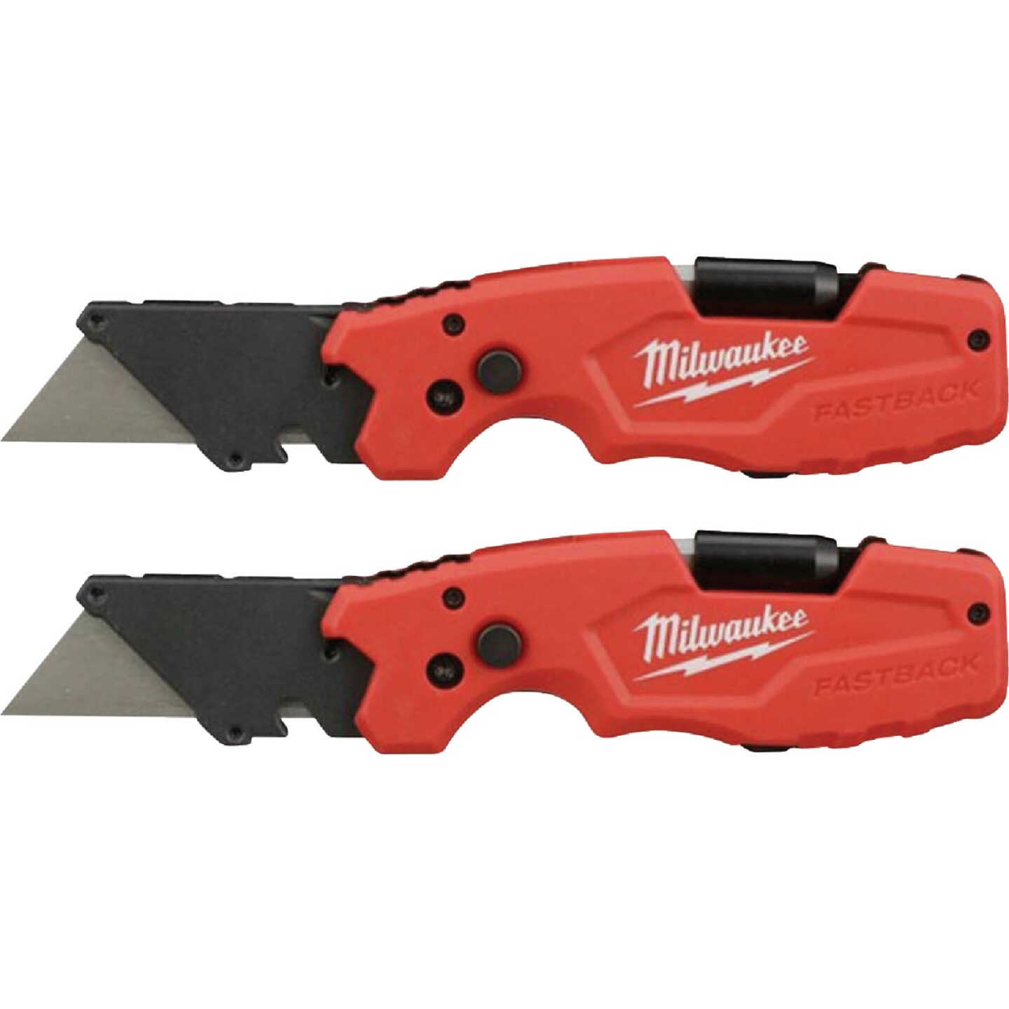 Milwaukee FASTBACK 6 in 1 Folding Utility Knife (2-Pack) Image 1