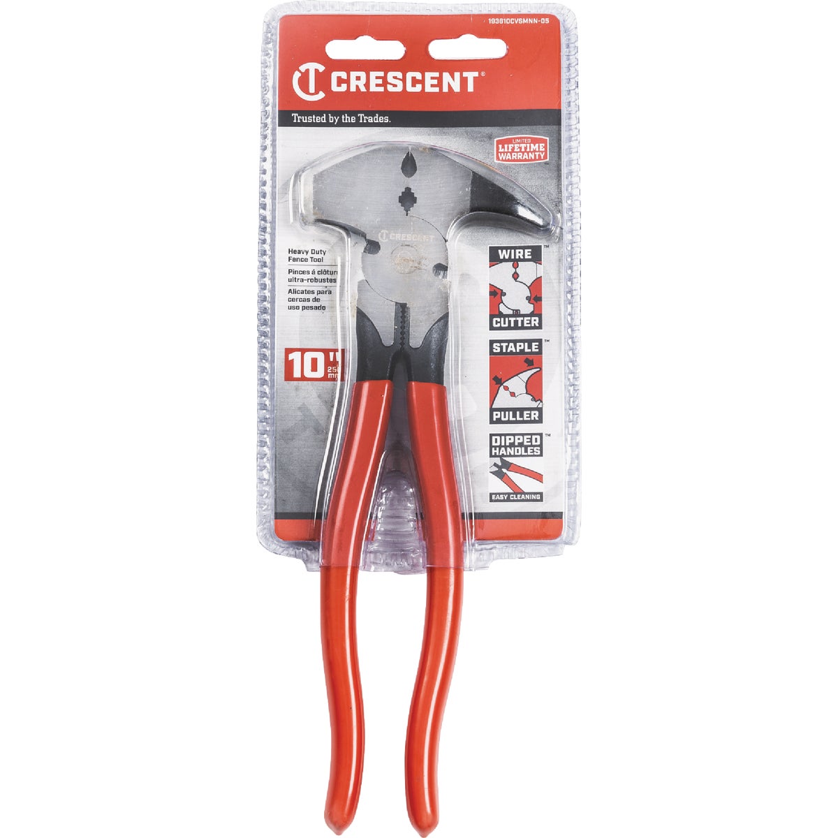 Crescent 10 In. Fencing Pliers with Dipped Handles Image 2
