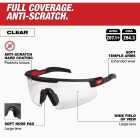 Milwaukee Wrap Around Safety Glasses with Clear Anti-Scratch Lenses Image 4