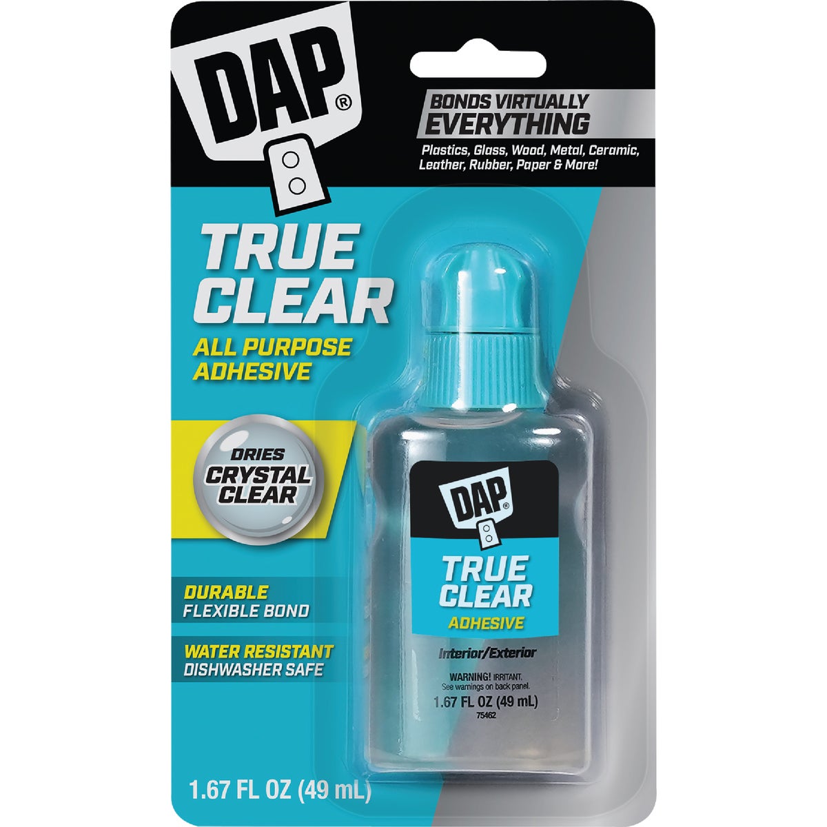 DAP 1.67 Oz. True Clear Multi-Purpose Adhesive